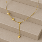 3D Heart Pendant Necklace