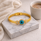 Angel Eye Charm Bangle