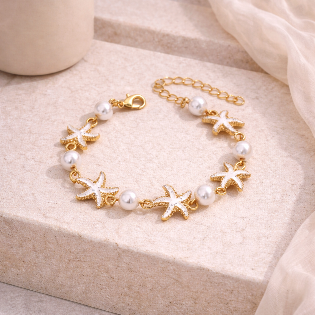 Beach Metallic Charms Bracelet