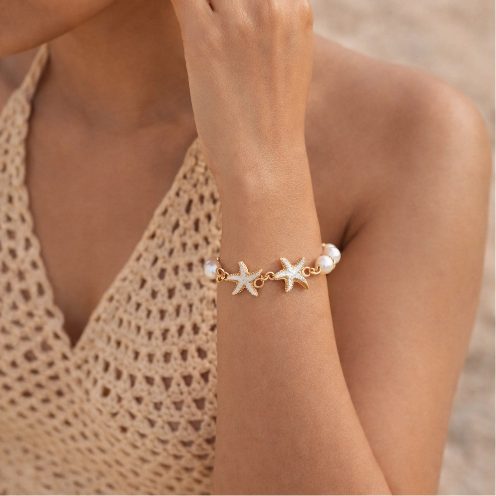 Beach Metallic Charms Bracelet