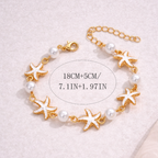 Beach Metallic Charms Bracelet