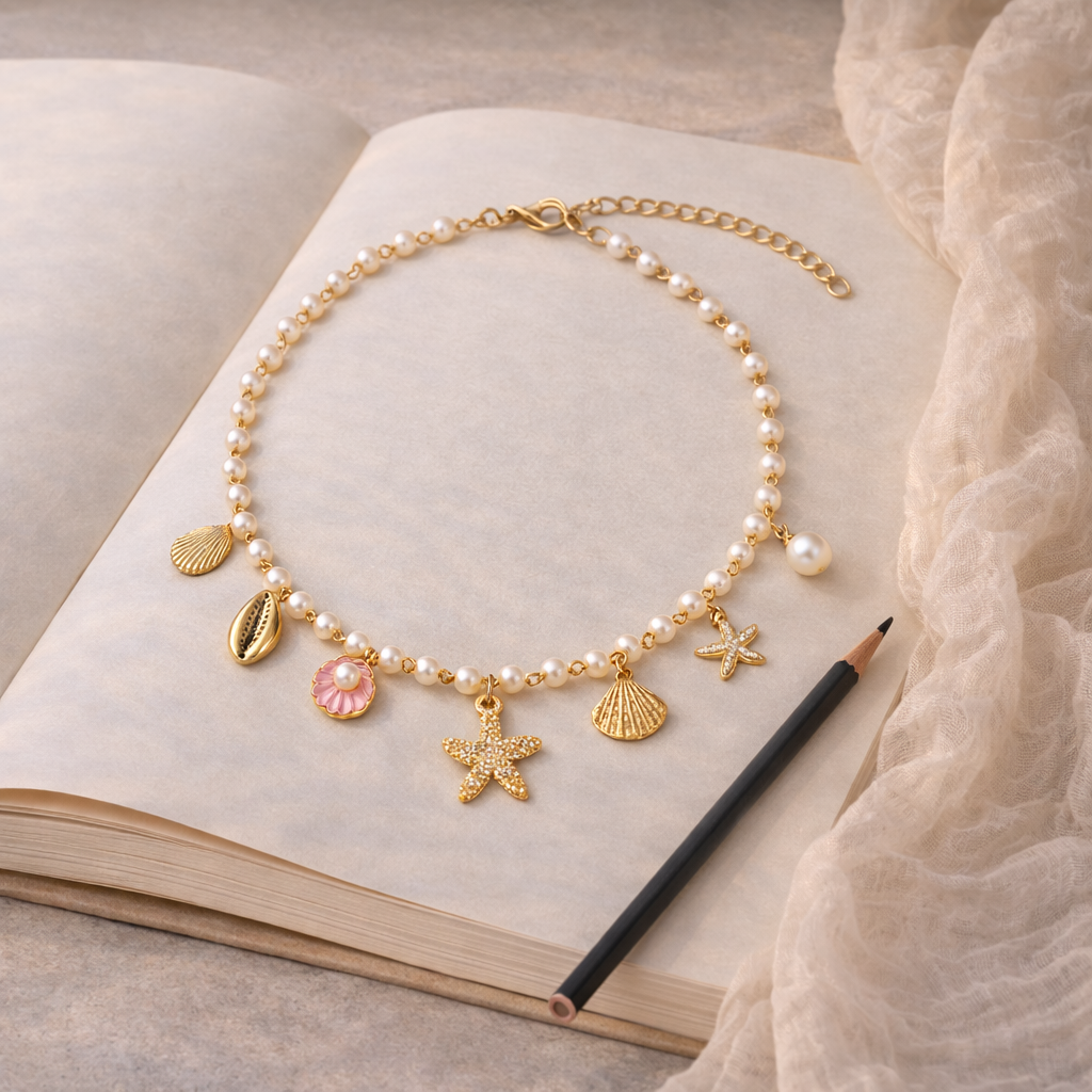 Bohemian Beach Charms Necklace