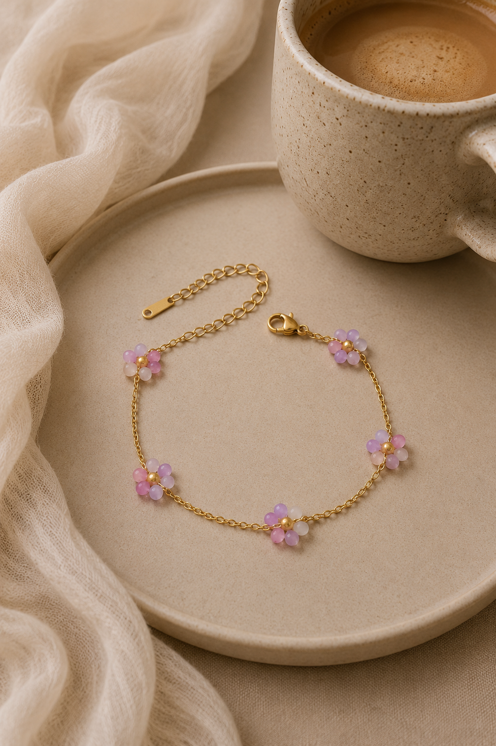 Braided Charms Bracelet
