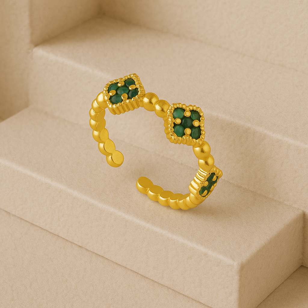 Flower Diamond Ring
