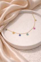 Colorful Clover Necklace