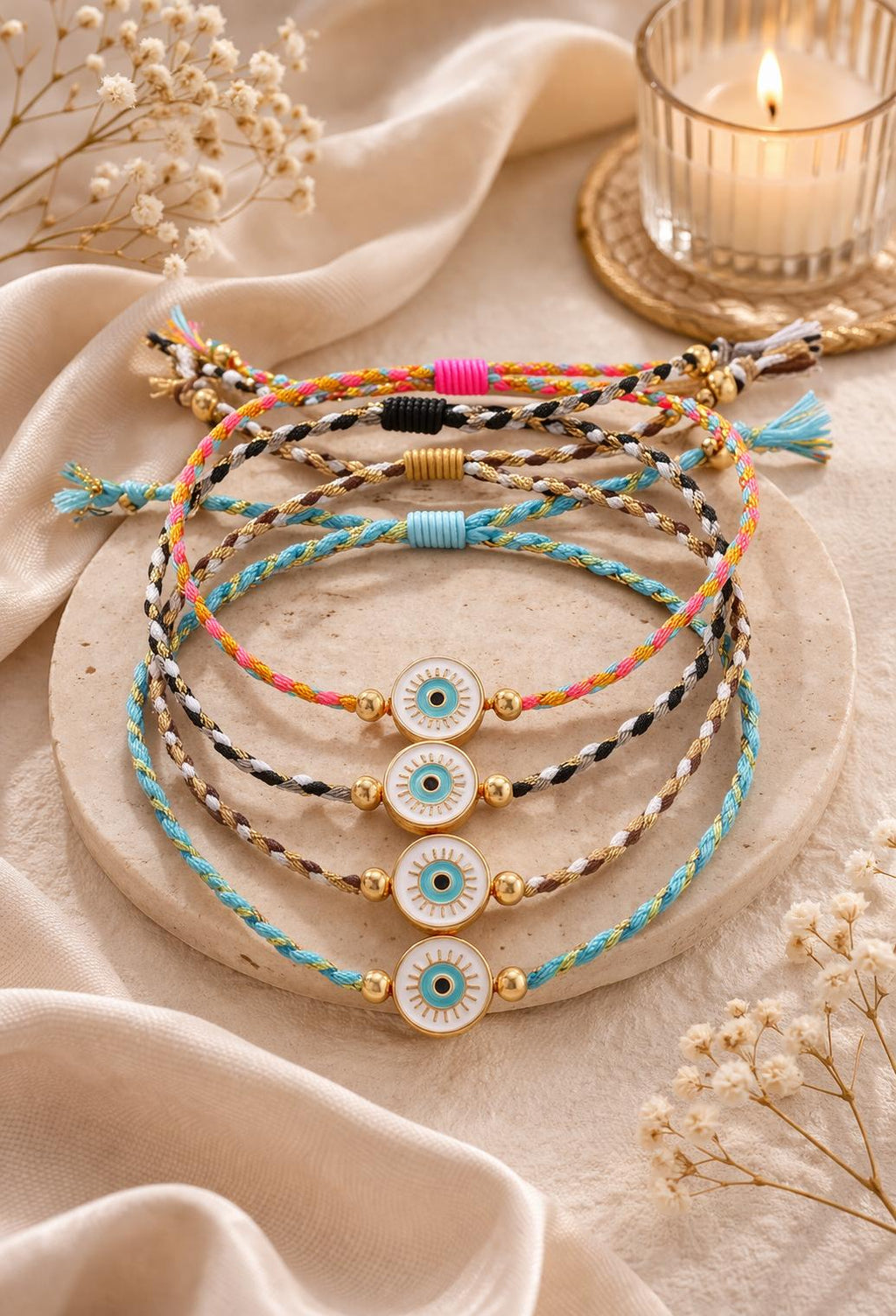 Evil Eye Braided Bracelet