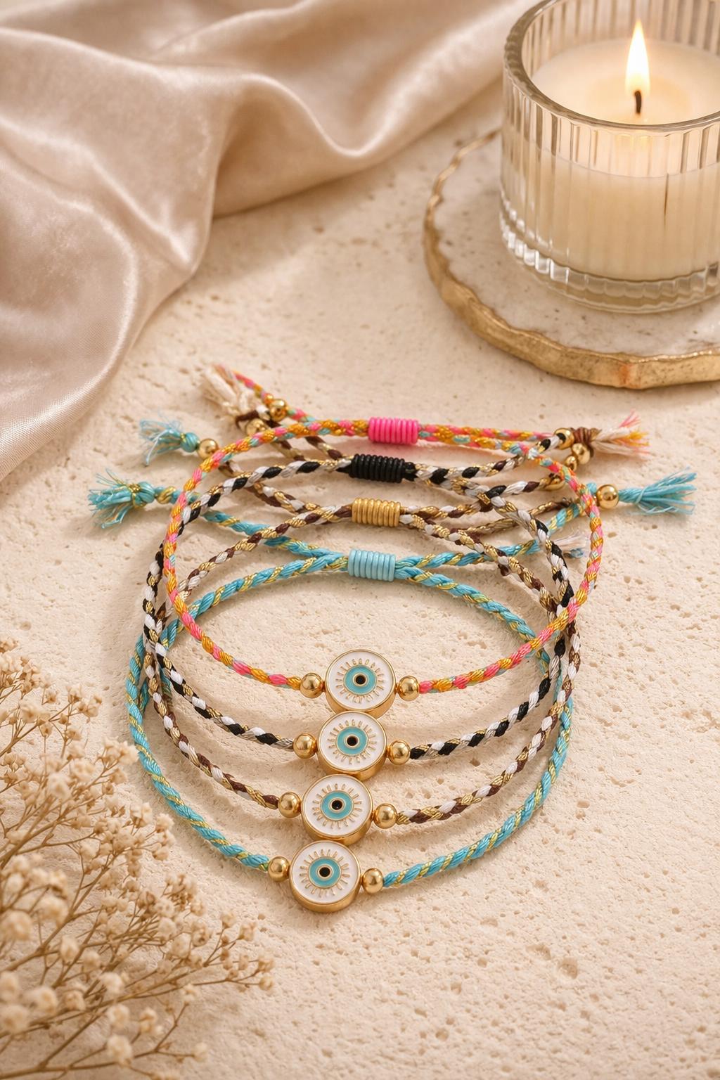 Evil Eye Braided Bracelet