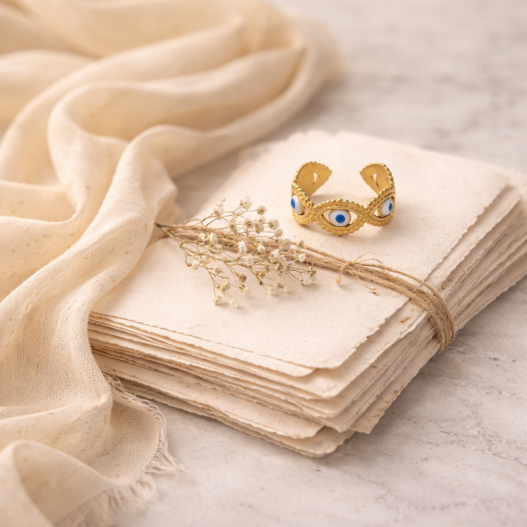 Evil Eye Decor Ring