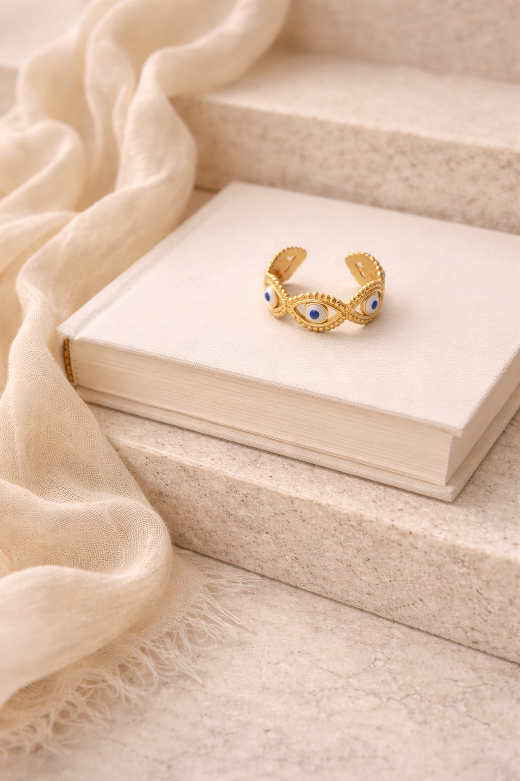Evil Eye Decor Ring