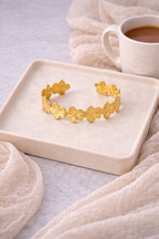 Flower Cuff Bangle
