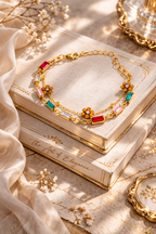 Flower Bead Bracelet
