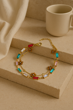 Flower Bead Bracelet