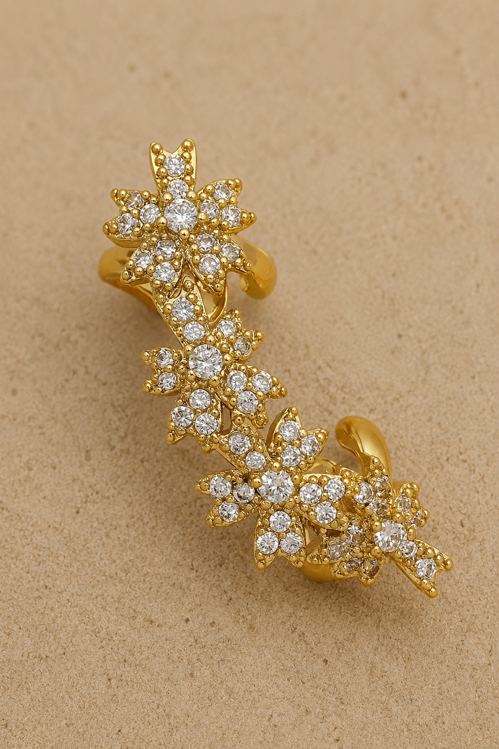 Flower Ear Cuff
