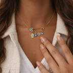 Hamsa Evil Eye Charms Necklace