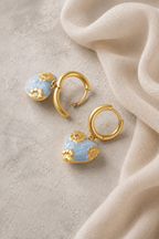 Heart Flower Earrings