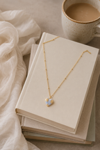 Heart Flower Pendant Necklace
