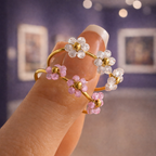 Braided Flower Ring