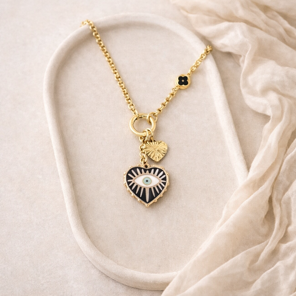Evil Eye Charms Pendant Necklace
