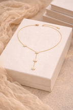 Y-Shaped Pressed Flower Necklace