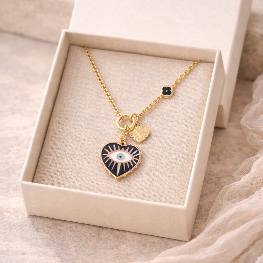 Evil Eye Charms Pendant Necklace