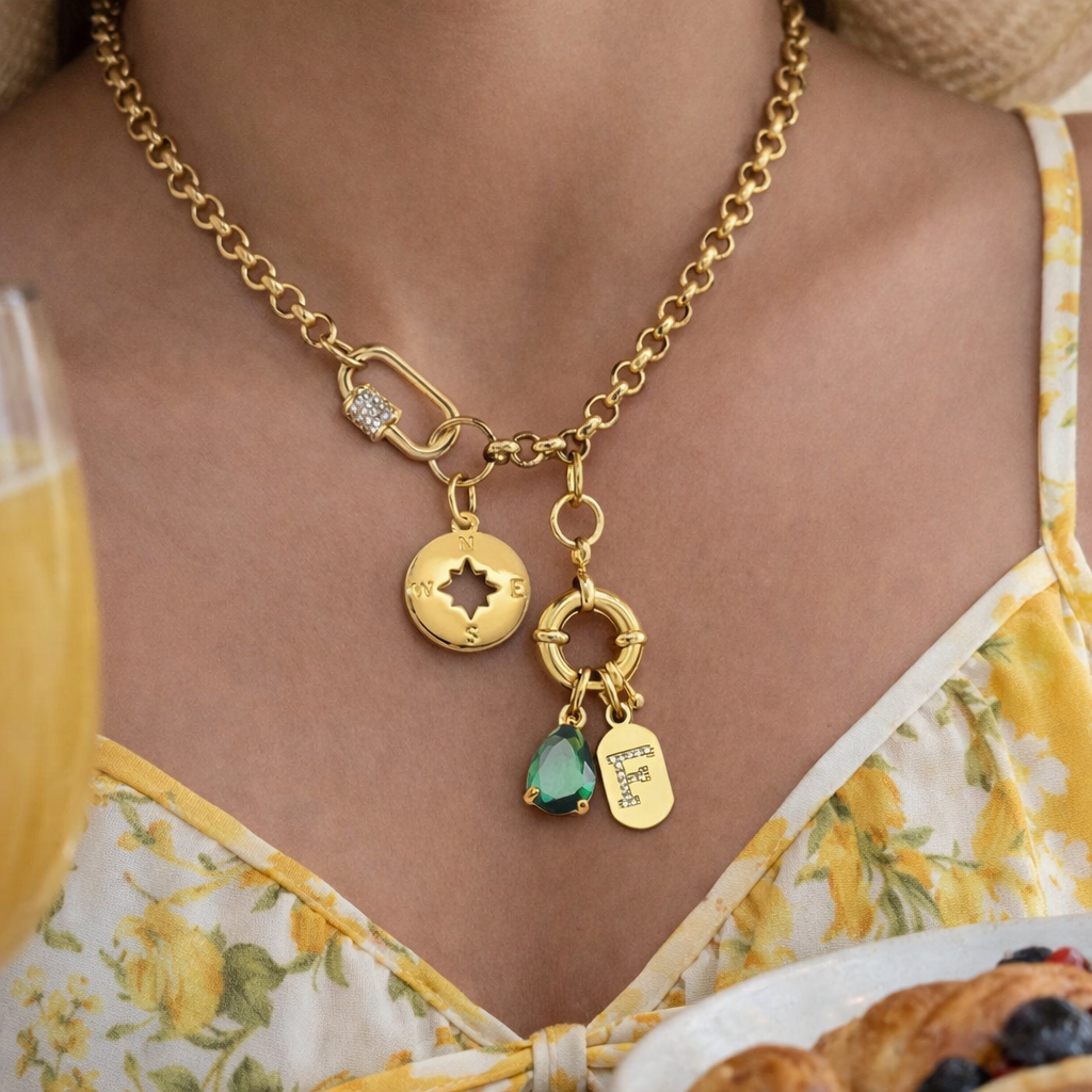 Initial Charms Necklace