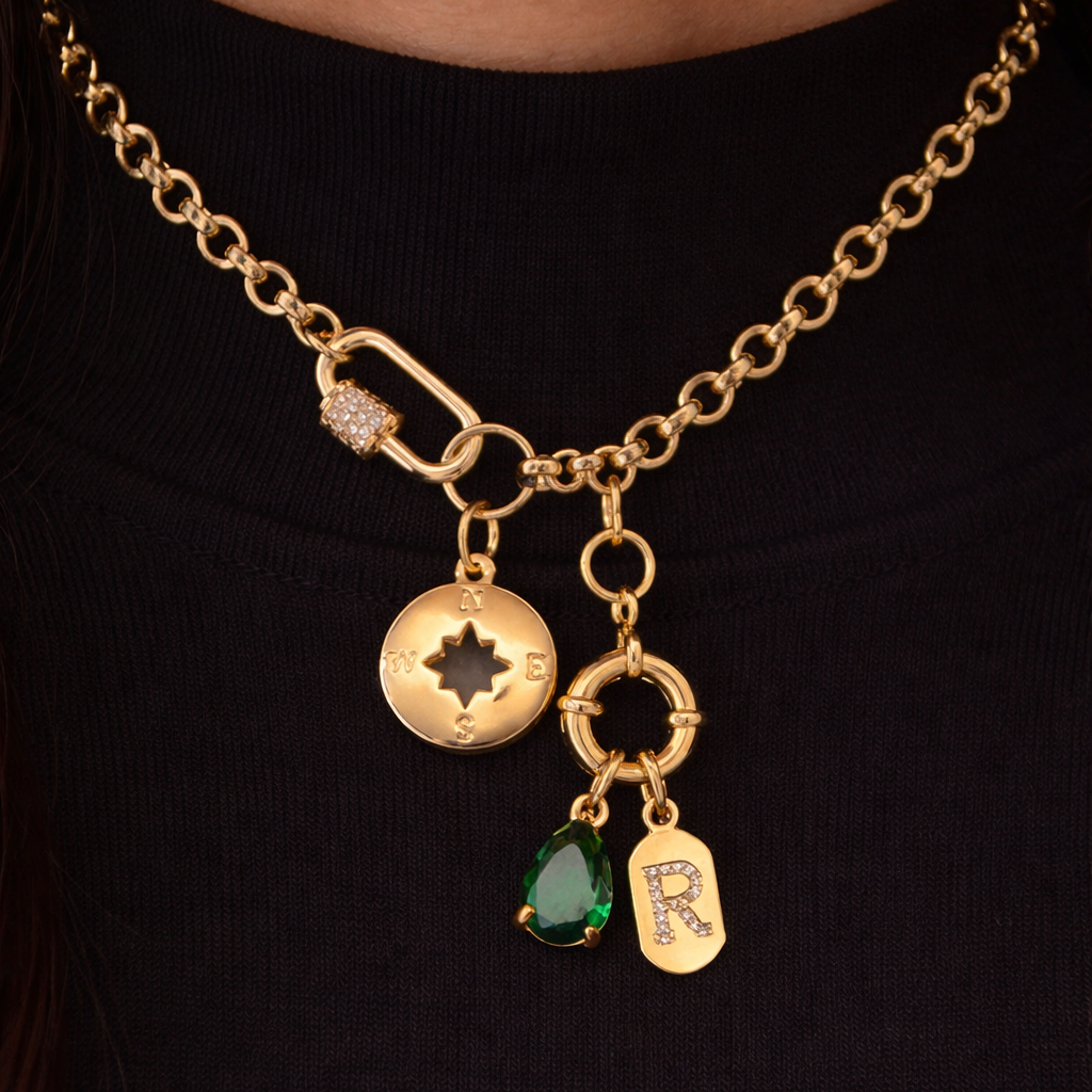 Initial Charms Necklace