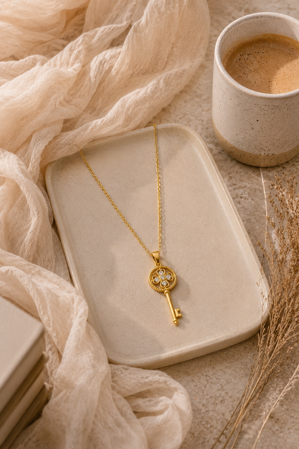 Key Chain Pendant Necklace