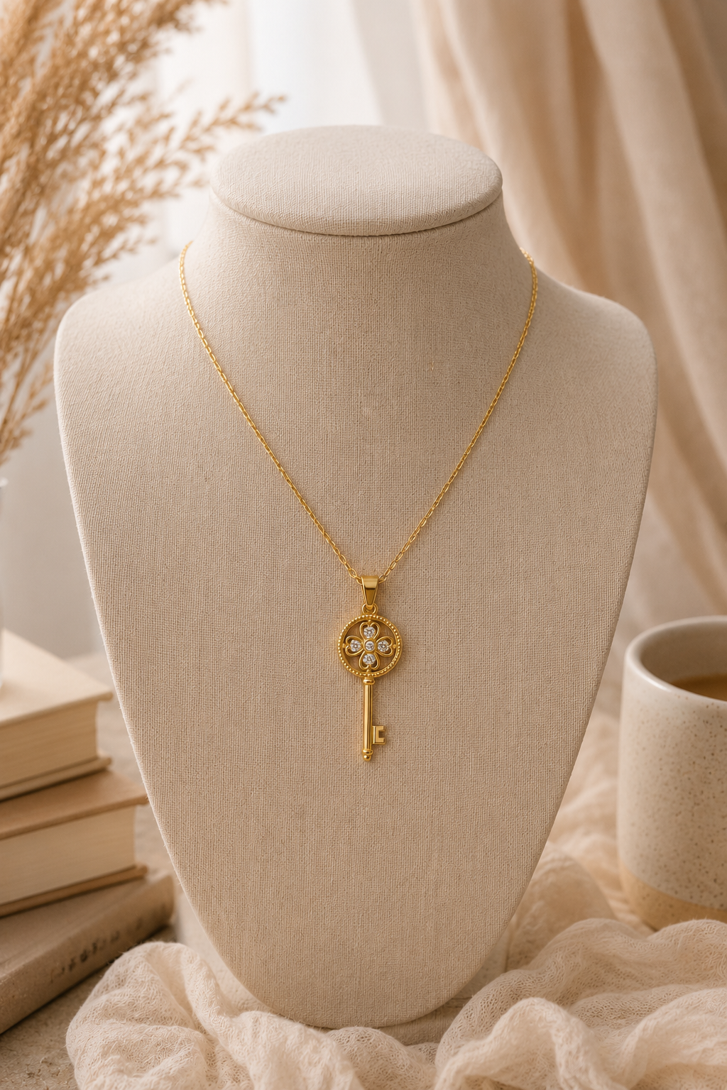 Key Chain Pendant Necklace