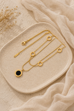 Link Layered Charms Necklace
