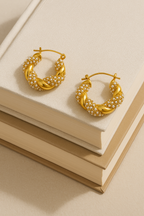 Liora Twisted Knot Hoops