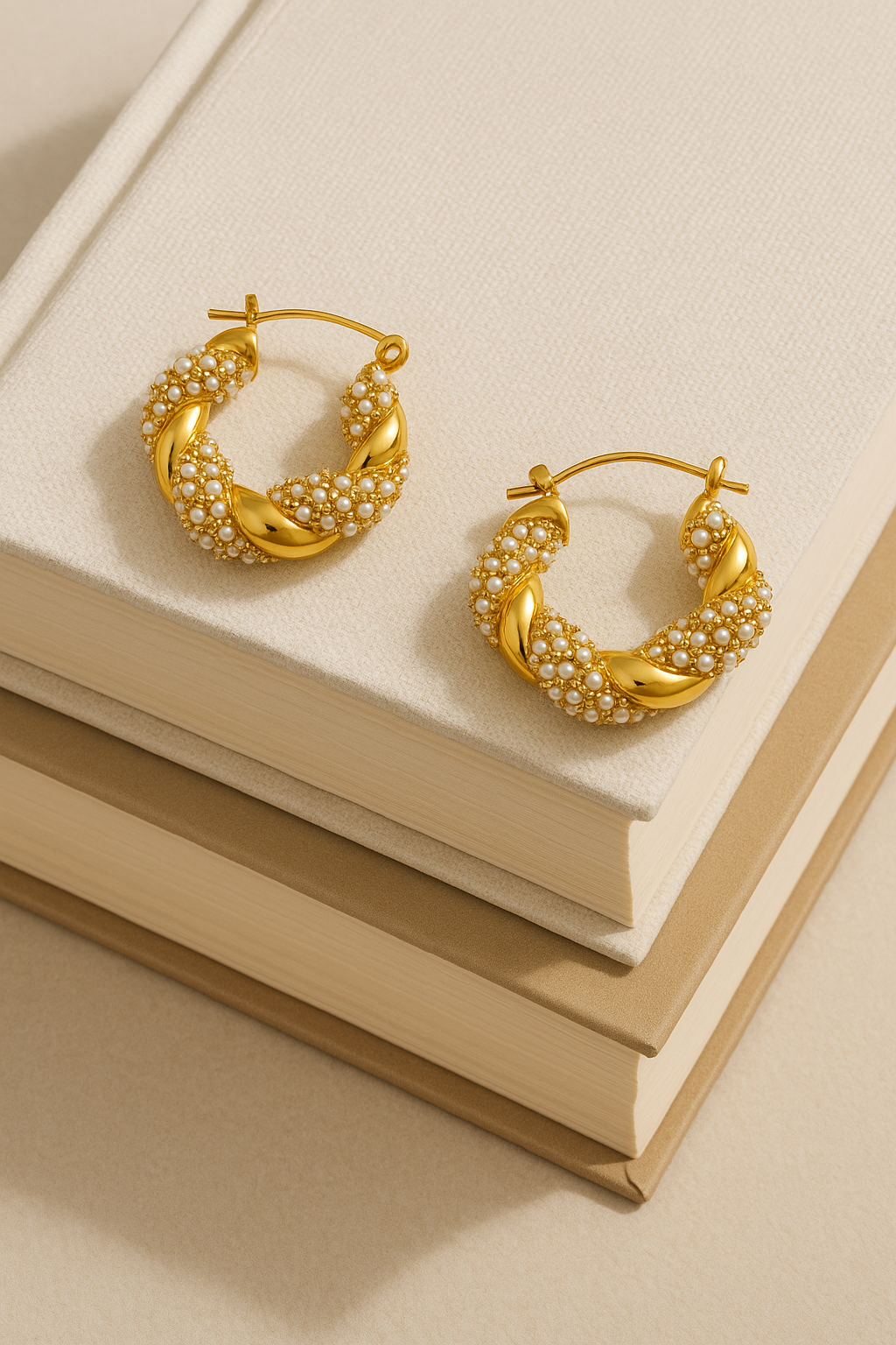 Liora Twisted Knot Hoops