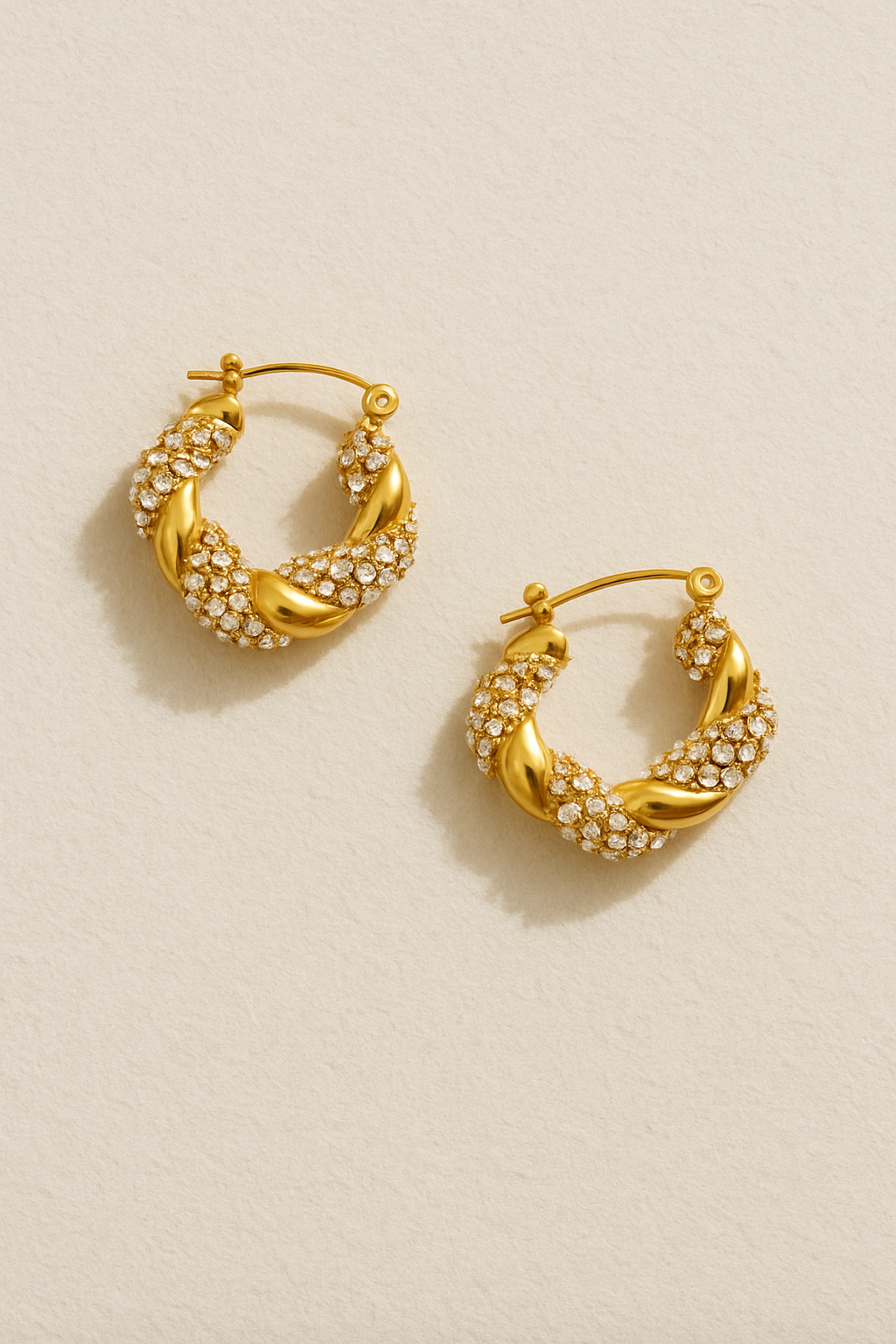 Liora Twisted Knot Hoops