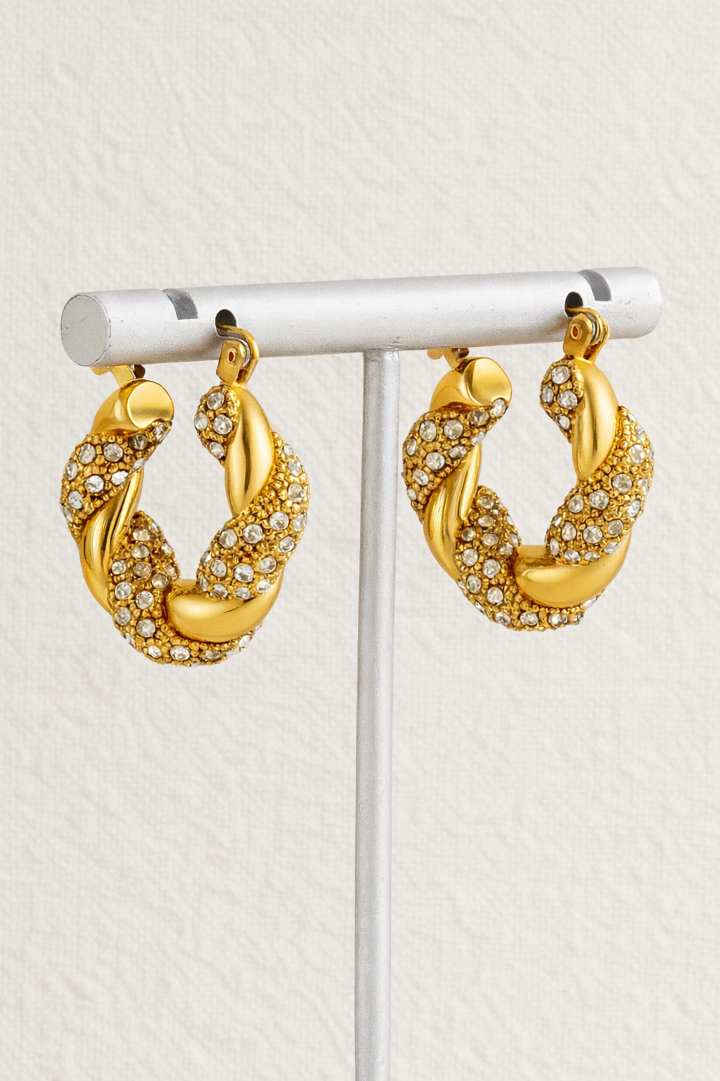 Liora Twisted Knot Hoops