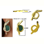 Lola Malachite Earrings