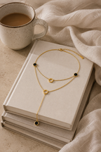 Minimalist Layered Charms Necklace