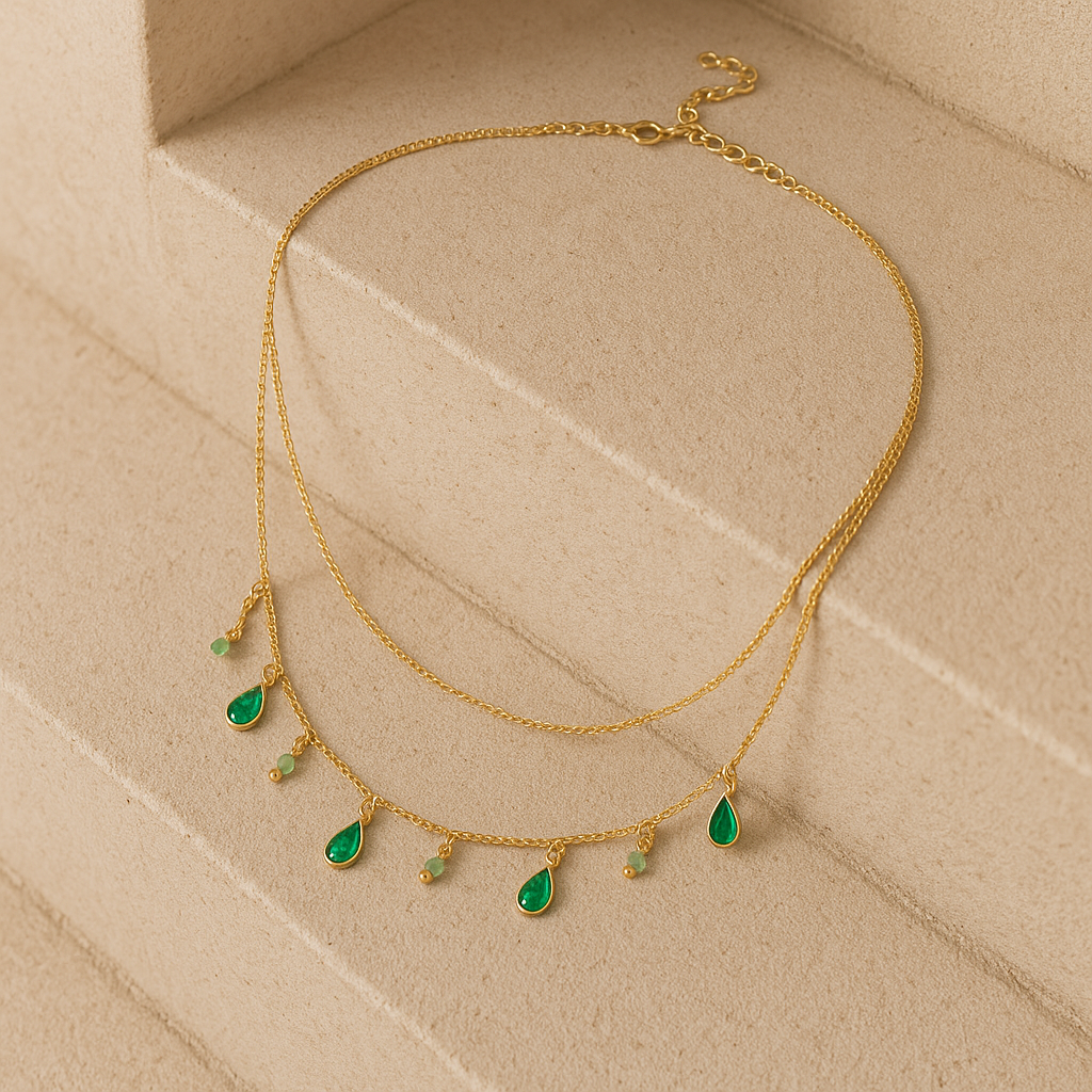 Misu Charms Layered Necklace