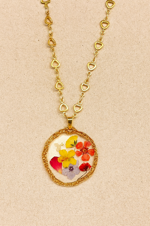 Flower Pendant Necklace