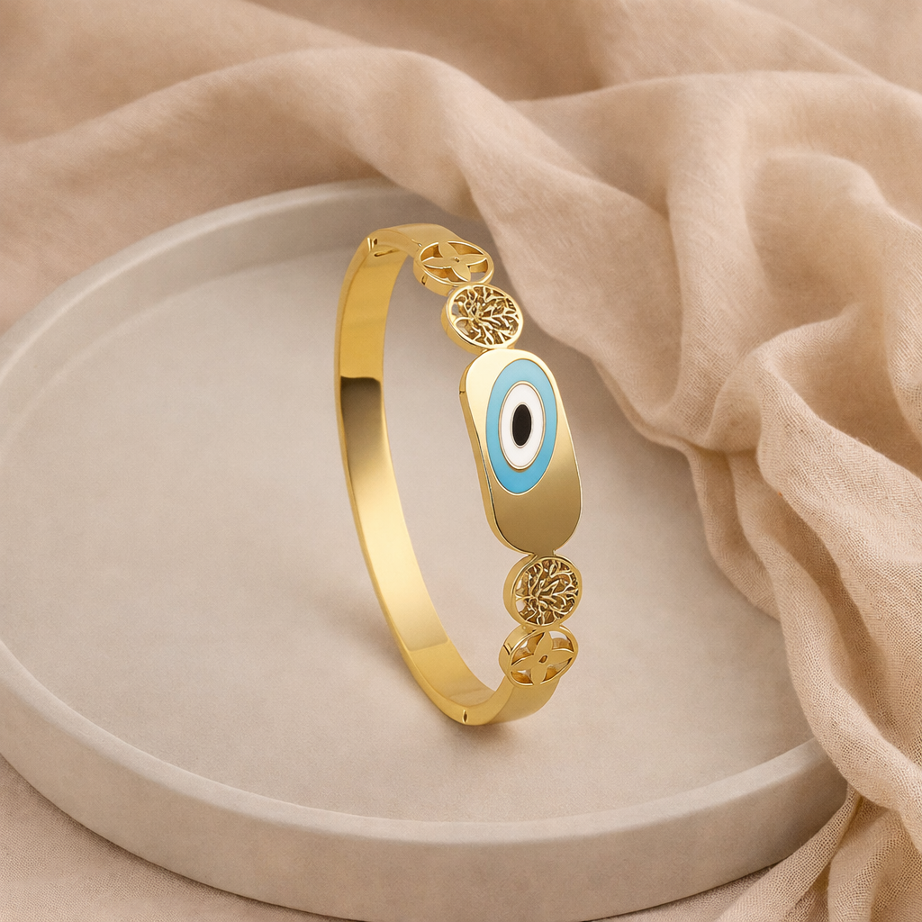 Stylish Evil Eye Bangle