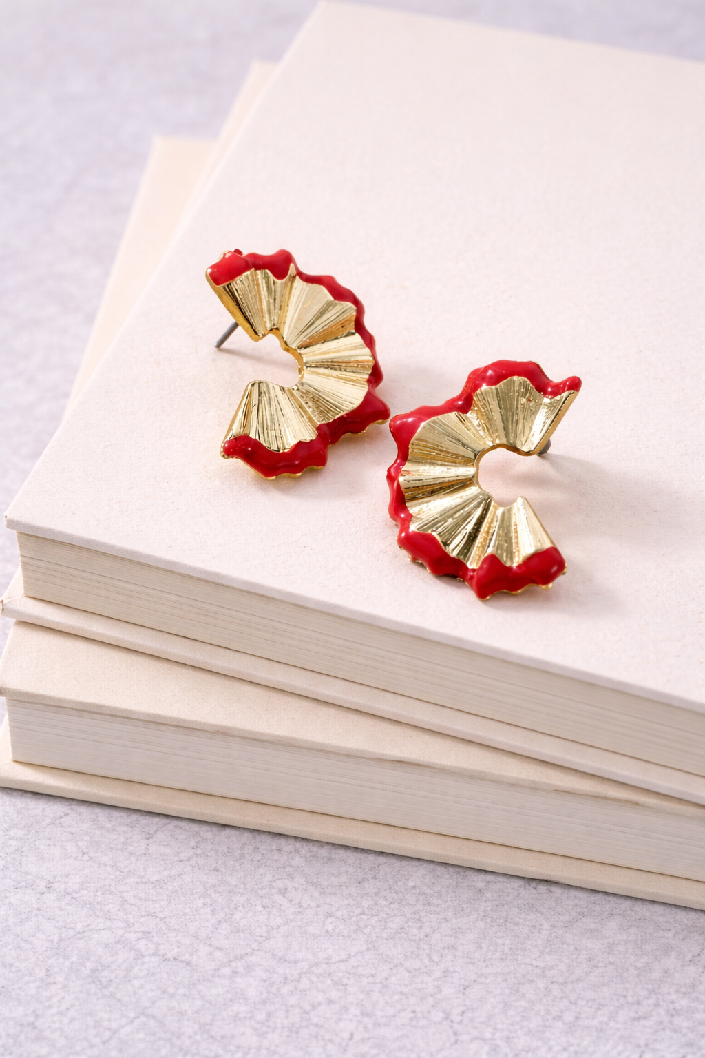 Upcycled Pencil Shavings Earrings