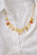 Bow Charms Necklace