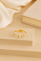 Braided Flower Ring