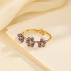 Braided Flower Ring