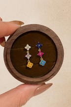 Colorful Clover Earrings