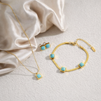 Dainty Jewelry Set (Necklace + Bracelet + Earrings)