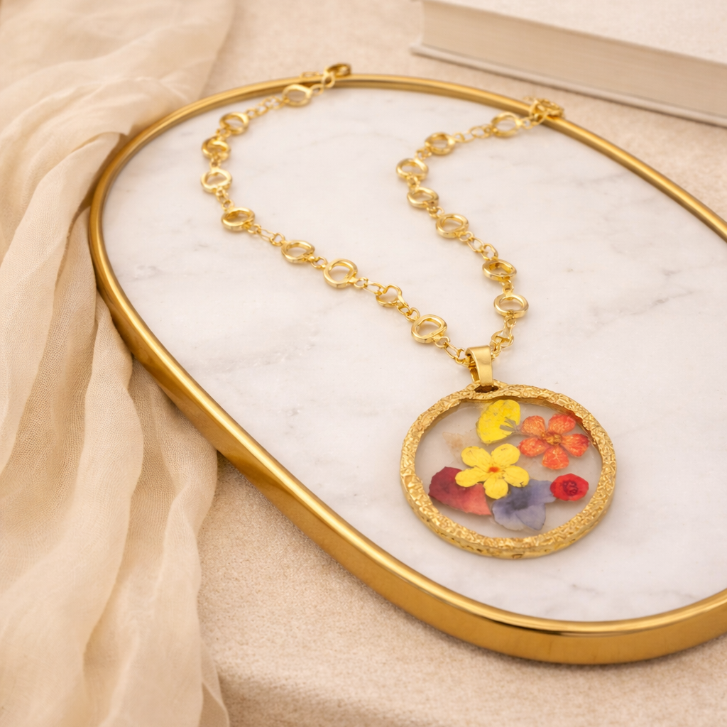 Flower Pendant Necklace