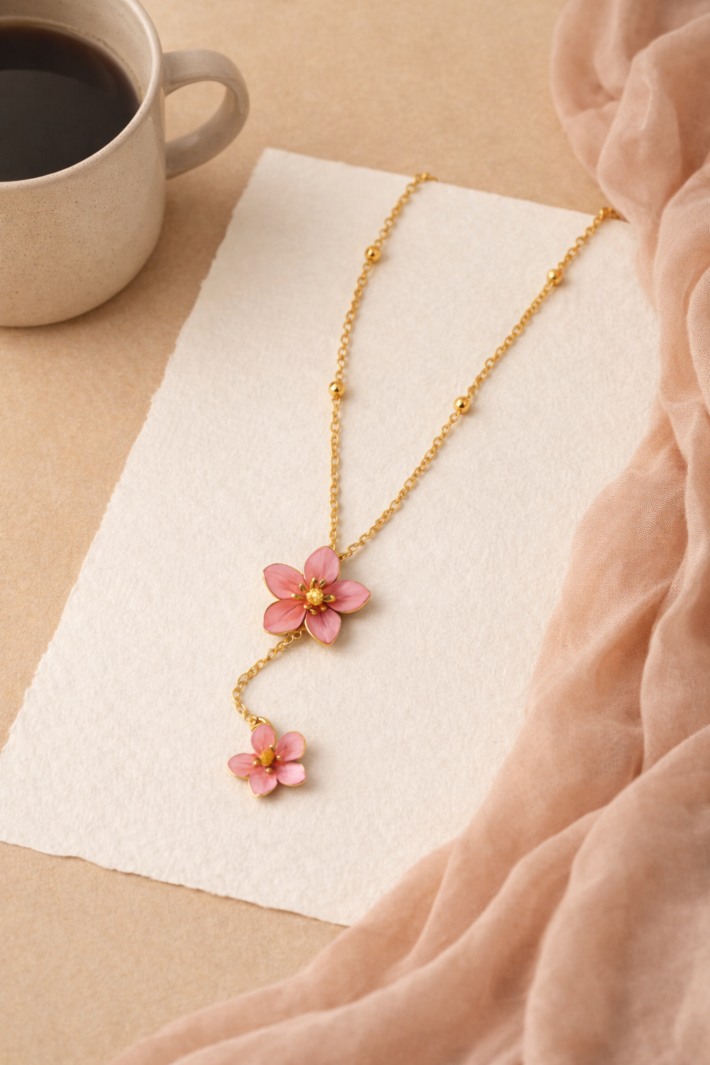 Flower Pendant Necklace