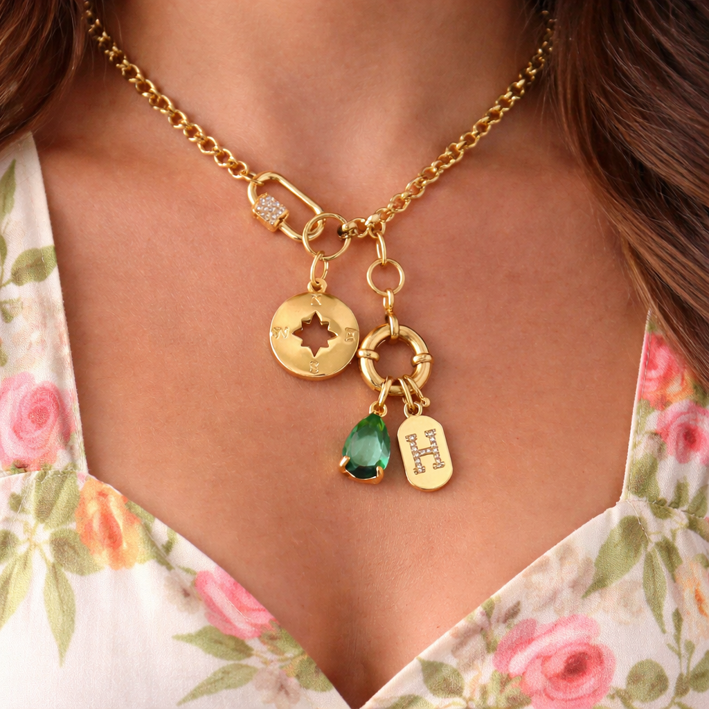 Initial Charms Necklace