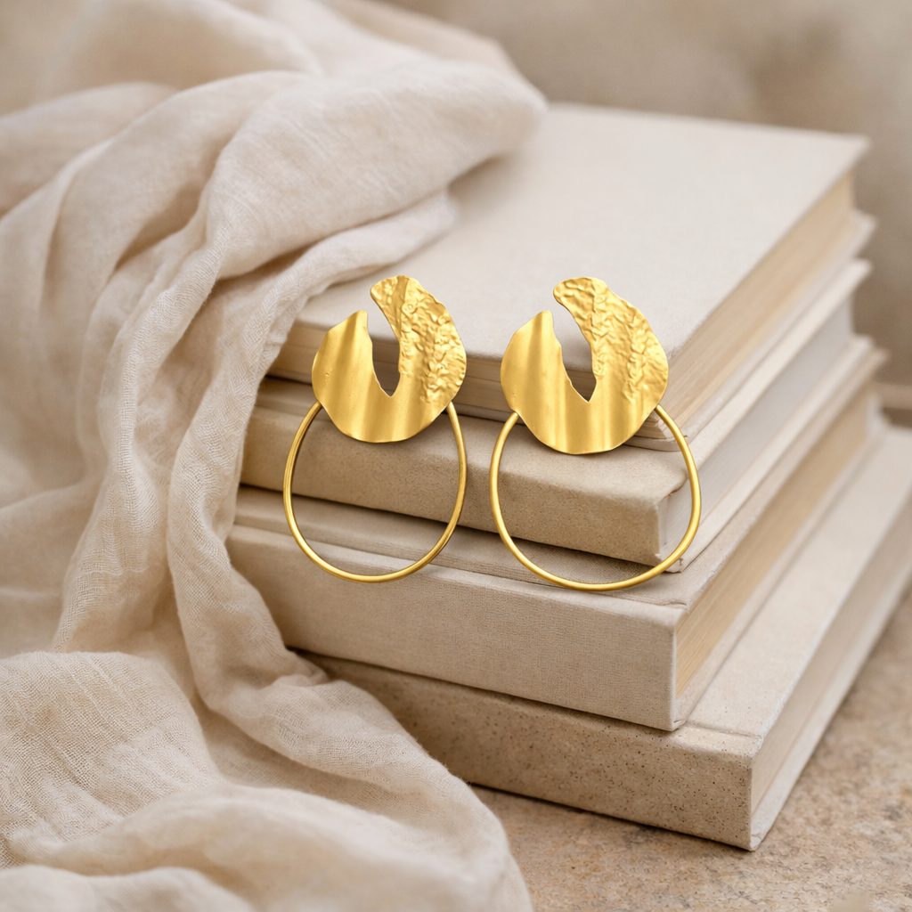 Kiah Textured Earrings
