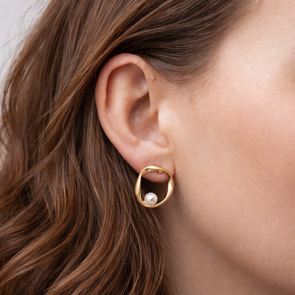 Kiara Pearl Studs