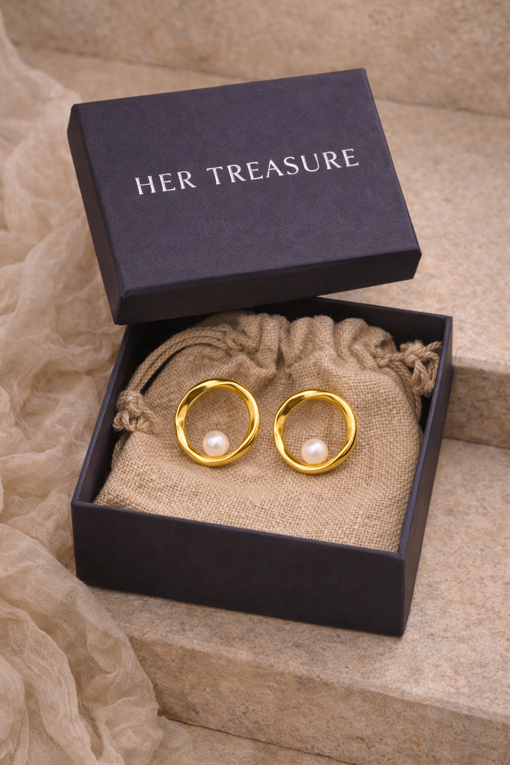 Kiara Pearl Studs